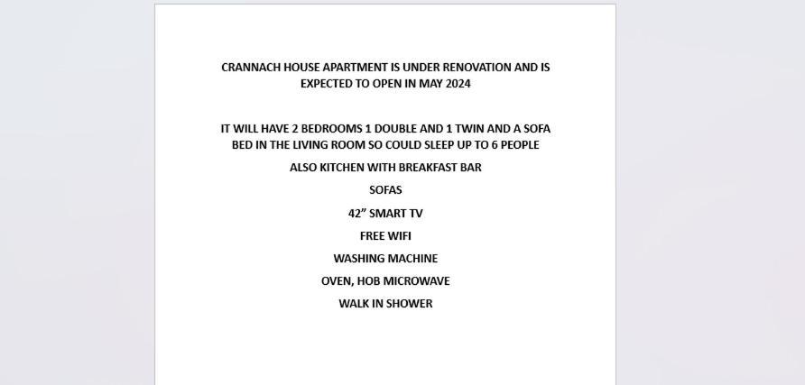 Crannach House Apartment บัลลาเทอร์ ภายนอก รูปภาพ